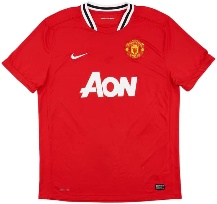 2011-12 Manchester United Home Shirt Chicharito #14 - 8/10 - (XL)