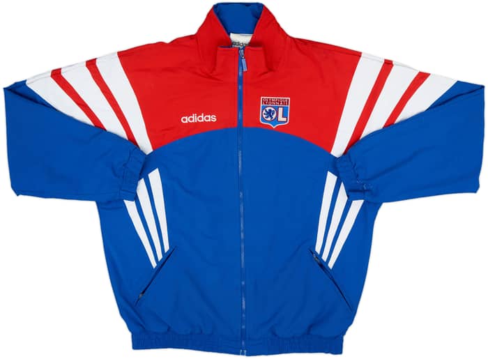1996-97 Lyon adidas Track Jacket - 8/10 - (L)