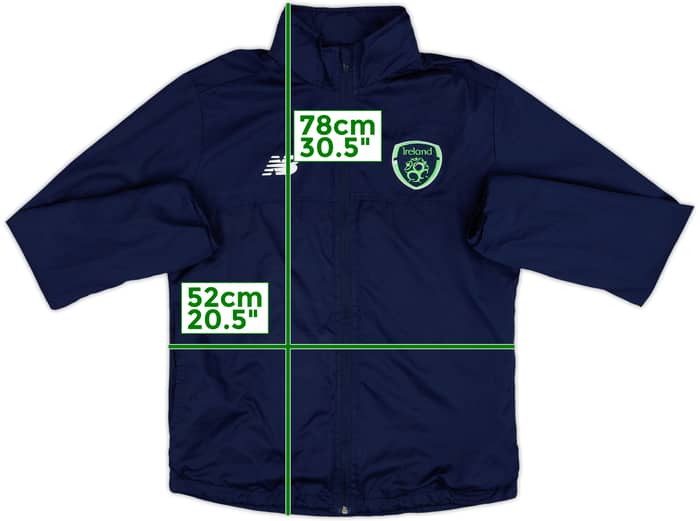 2017-18 Ireland New Balance 1/4 Zip Drill Top - 8/10 - (S)