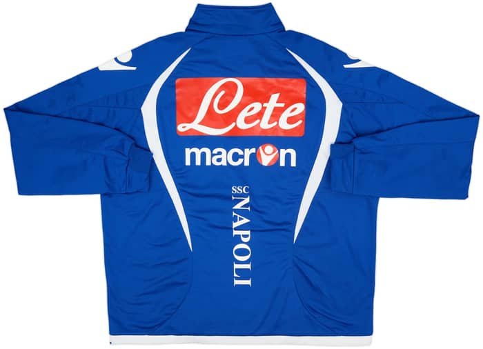 2009-10 Napoli Macron 1/4 Zip Drill Top - 5/10 - (XL)