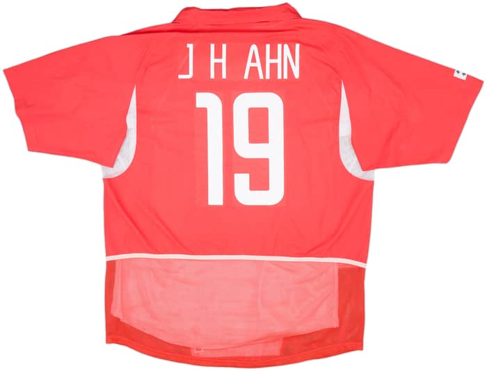 2002-03 South Korea Player Issue Home Shirt J.H.Ahn #19 - 7/10 - (XL)