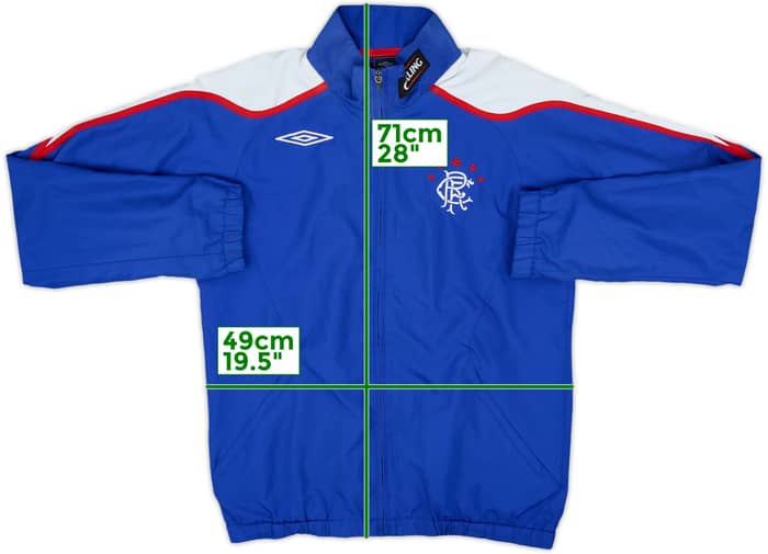 2007-08 Rangers Umbro Track Jacket - 8/10 - (S)