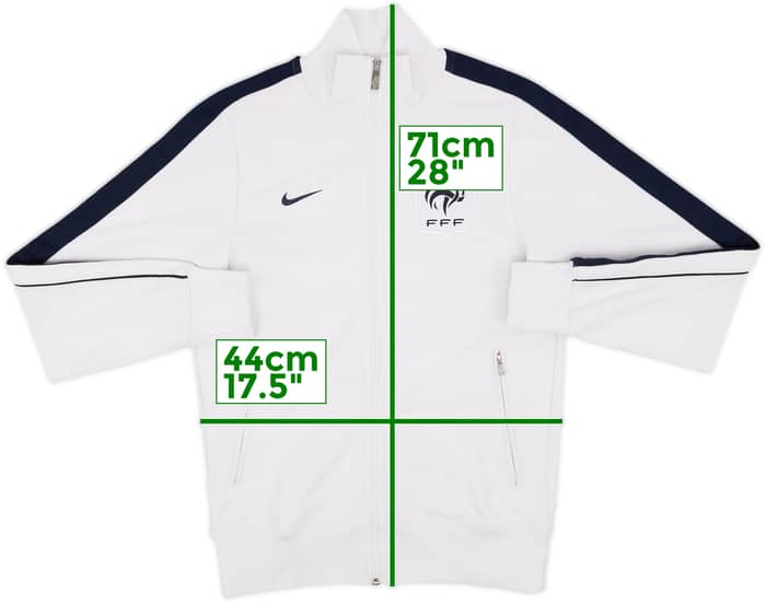 2012-13 France Nike N98 Track Jacket - 5/10 - (S)