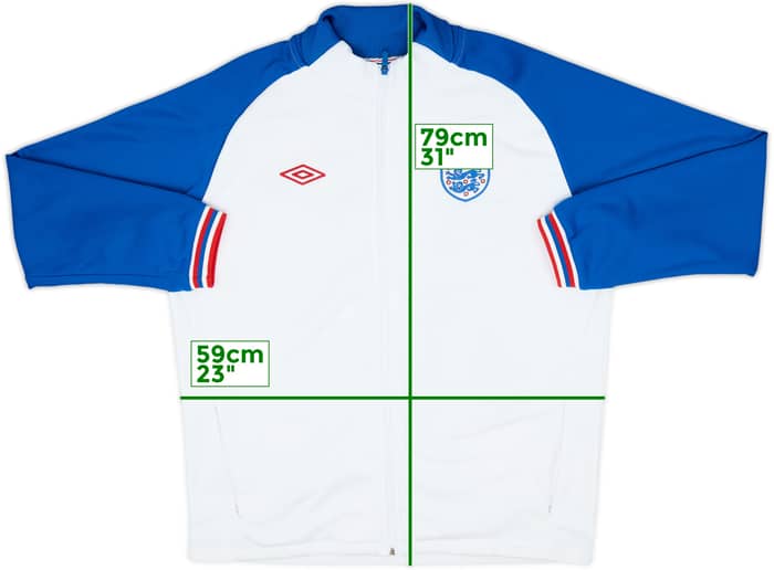 2010-11 England Umbro Track Jacket - 8/10 - (XXL)