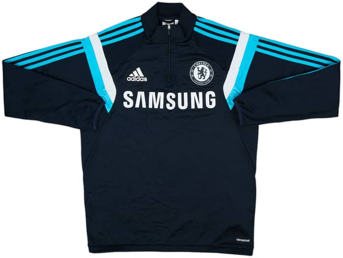 2014-15 Chelsea adidas 1/4 Zip Training Top - 8/10 - (M)