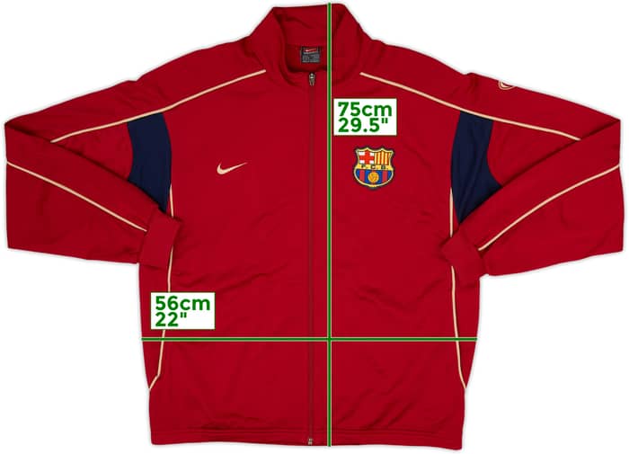2001-02 Barcelona Nike Track Jacket - 8/10 - (M)