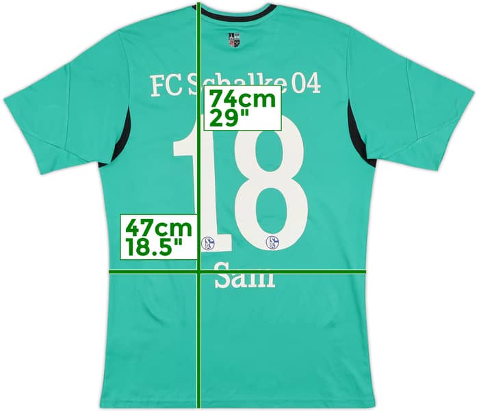 2013-15 Schalke Third Shirt Sam #18 - 5/10 - (XL.Boys)