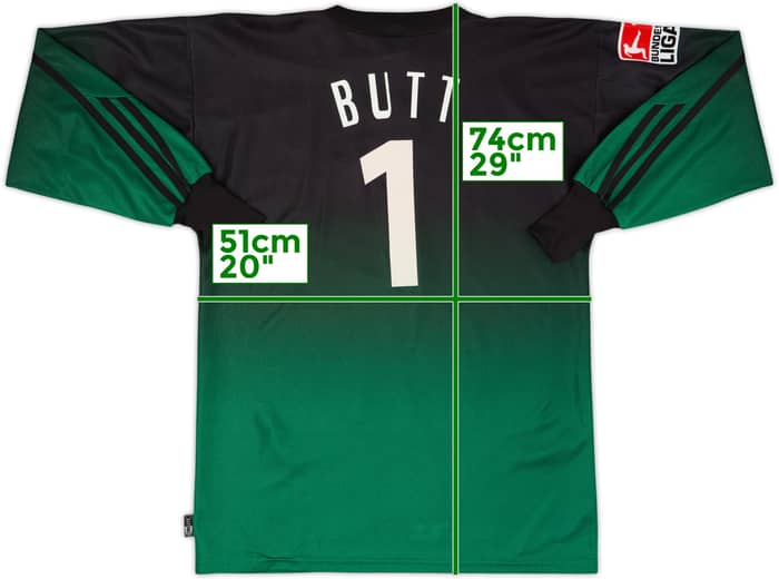 2003-04 Bayer Leverkusen GK Shirt Butt #1 - 8/10 - (S)