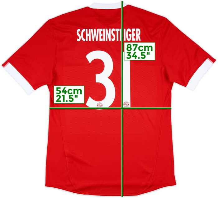 2009-10 Bayern Munich Player Issue Home Shirt Schweinsteiger #31 - 9/10 - (XL)