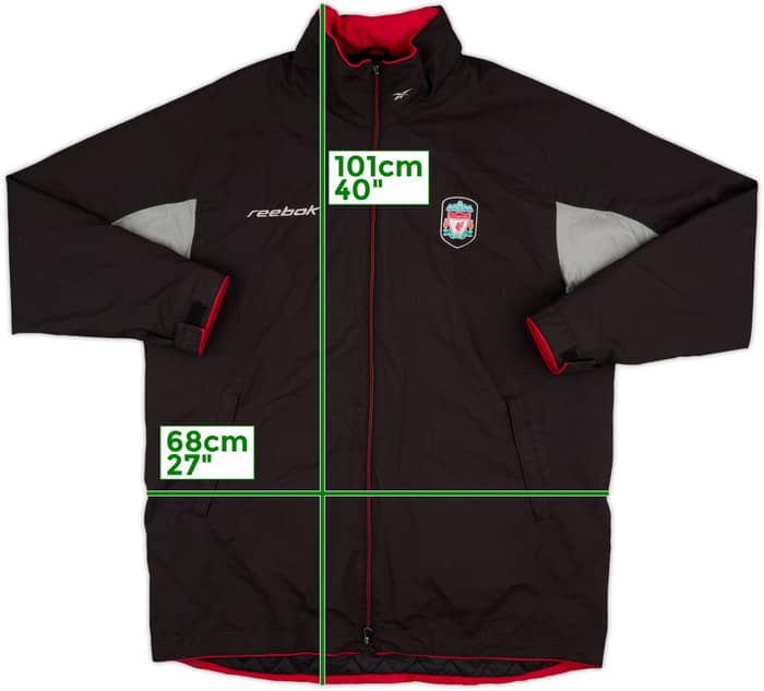 2002-03 Liverpool Reebok Hooded Rain Jacket - 6/10 - (XL)