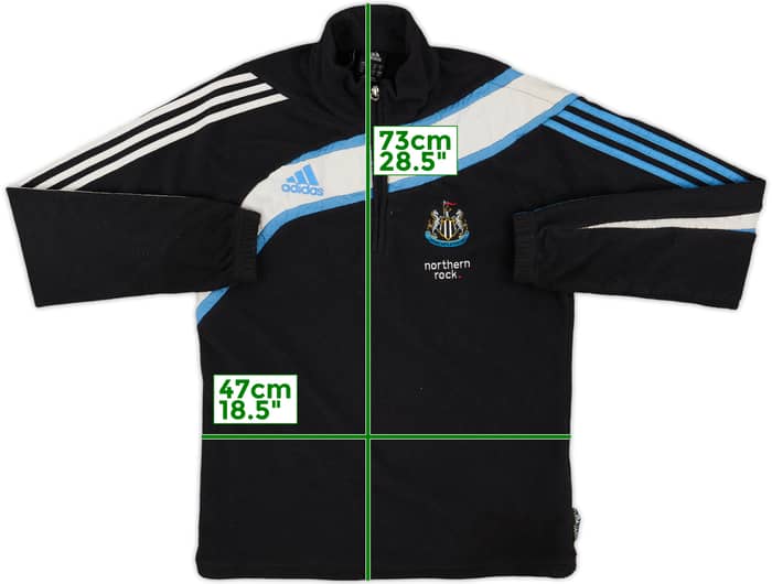 2009-10 Newcastle adidas 1/4 Zip Fleece Top - 7/10 - (S)