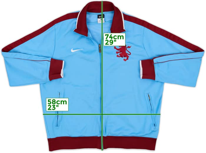 2010-11 Aston Villa Nike Track Jacket - 8/10 - (XL)
