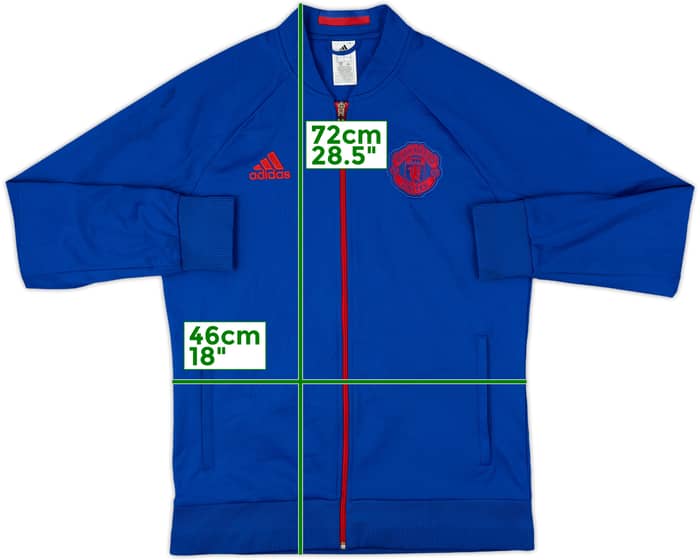 2016-17 Manchester United adidas Track Jacket - 6/10 - (L)