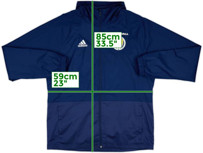 2017-18 Scotland adidas Hooded Rain Jacket - 8/10 - (L)
