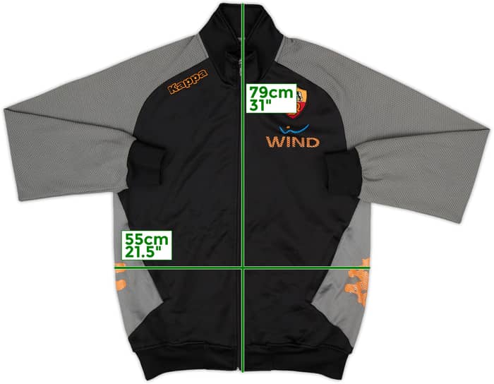 2011-12 Roma Kappa Track Jacket - 6/10 - (XL)
