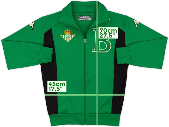 2005-06 Real Betis Kappa Track Jacket - 7/10 - (XL.Boys)