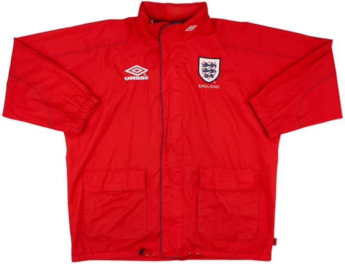 1998-00 England Umbro Hooded Rain Jacket - 7/10 - (L)