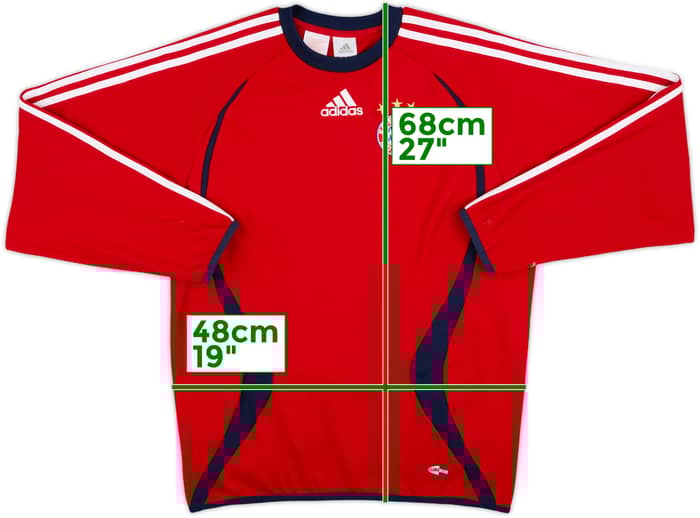 2006-07 Bayern Munich adidas Sweat Top - 6/10 - (XL.Boys)