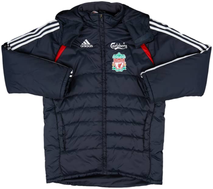 2006-07 Liverpool adidas Padded Bench Coat - 6/10 - (L.Boys)