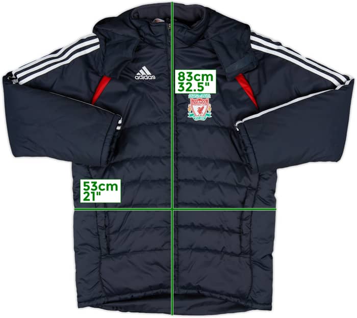 2006-07 Liverpool adidas Padded Bench Coat - 6/10 - (L.Boys)