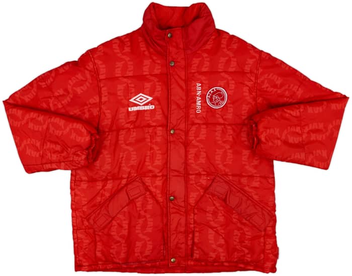 1998-99 Ajax Umbro Padded Bench Coat - 8/10 - (L)