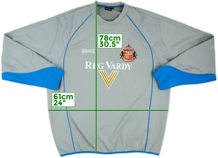 2005-06 Sunderland Lonsdale Sweat Top - 8/10 - (XXL)