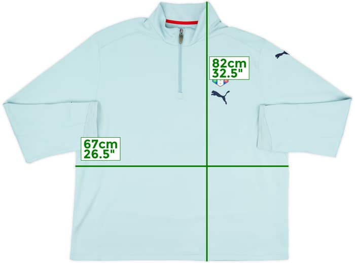 2008-09 Italy Puma 1/4 Zip Drill Top - 8/10 - (XXL)