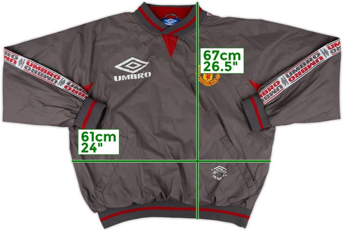 1994-95 Manchester United Umbro Drill Top - 6/10 - (L)