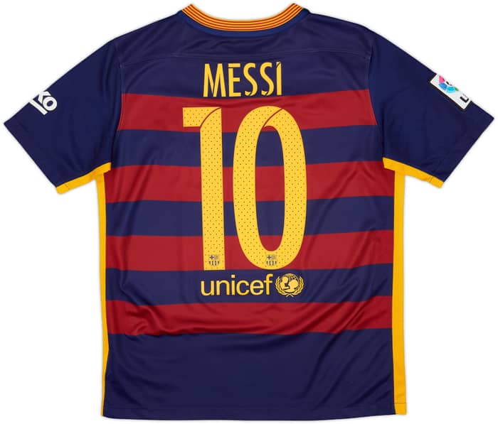 Camiseta de local del Barcelona 2015-16 Messi #10 - 7/10 - (XL.Niños)
