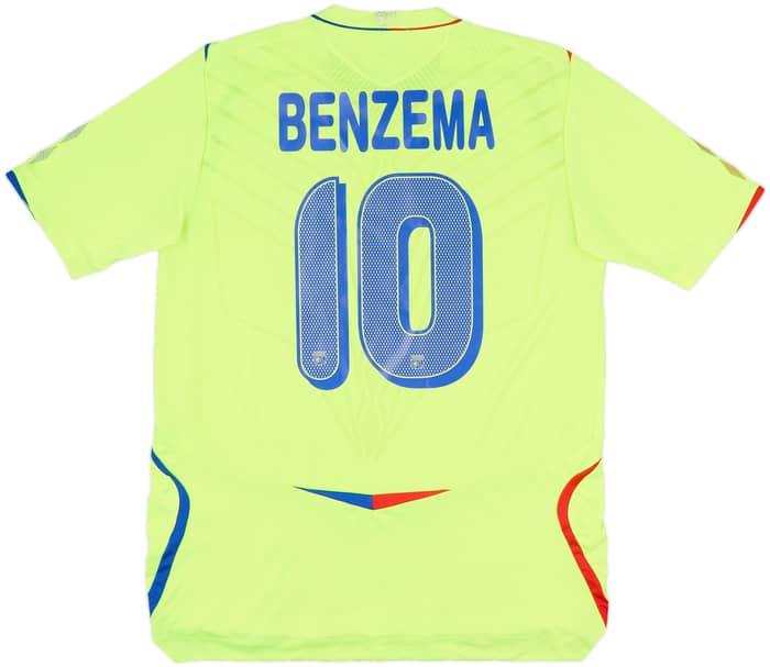 2008-09 Lyon European Shirt Benzema #10 - 6/10 - (M)