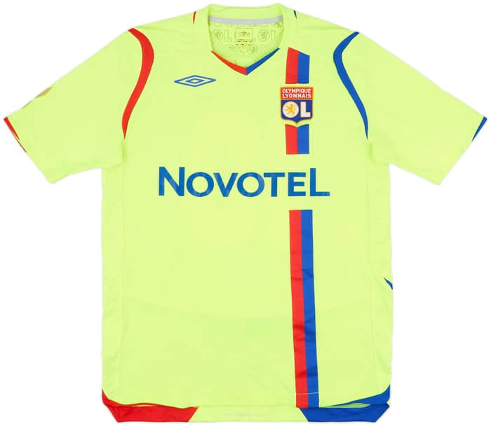 2008-09 Lyon European Shirt Benzema #10 - 6/10 - (M)