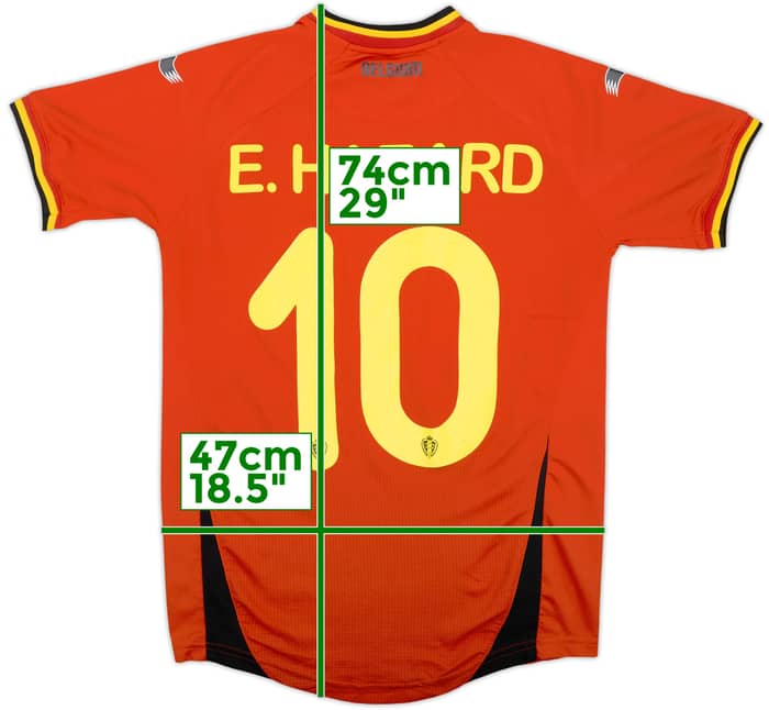 2014-15 Belgium Home Shirt E.Hazard #10 - 4/10 - (S)