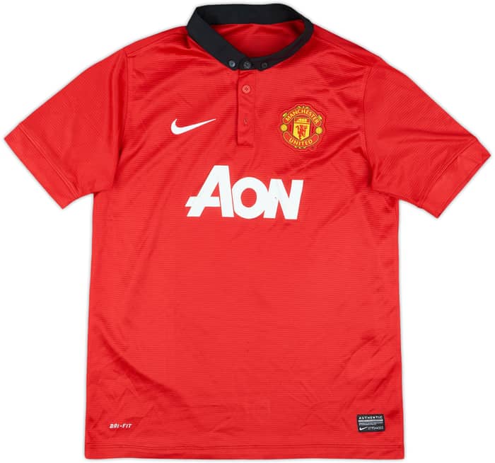 2013-14 Manchester United Home Shirt v.Persie #20 - 6/10 - (L.Boys)