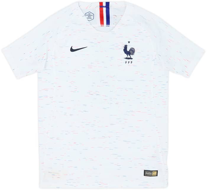 2018 France Authentic Away Shirt - 8/10 - (L.Boys)