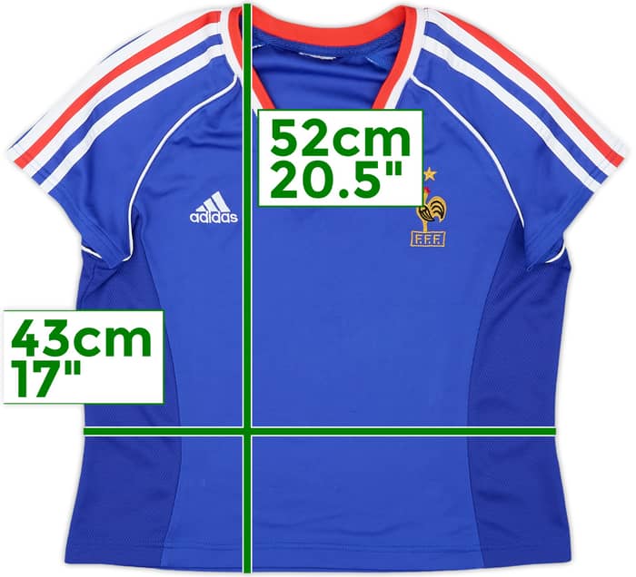 2002 France adidas Training Shirt - 8/10 - (Women's XS)