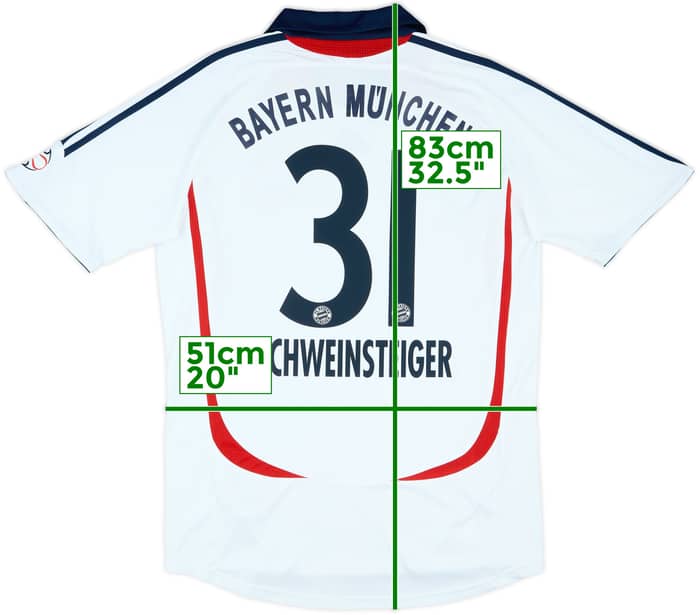 2006-07 Bayern Munich Away Shirt Schweinsteiger #31 - 9/10 - (M)