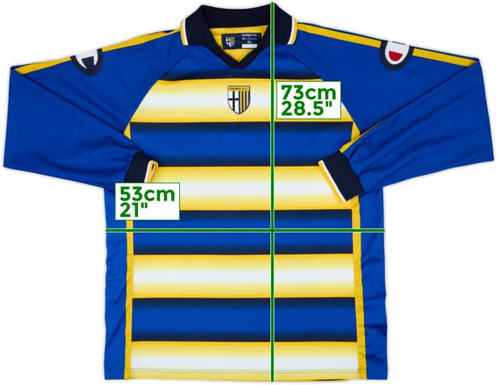 2004-05 Parma Youth Match Issue Home L/S Shirt #4