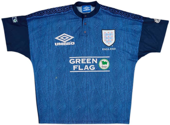 Camiseta Umbro de entrenamiento versión jugador de Inglaterra 1996-98 - 7/10 - (L)
