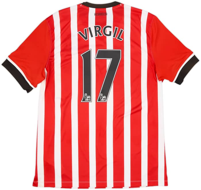 2016-17 Southampton Home Shirt Virgil #17 - 7/10 - (XL)