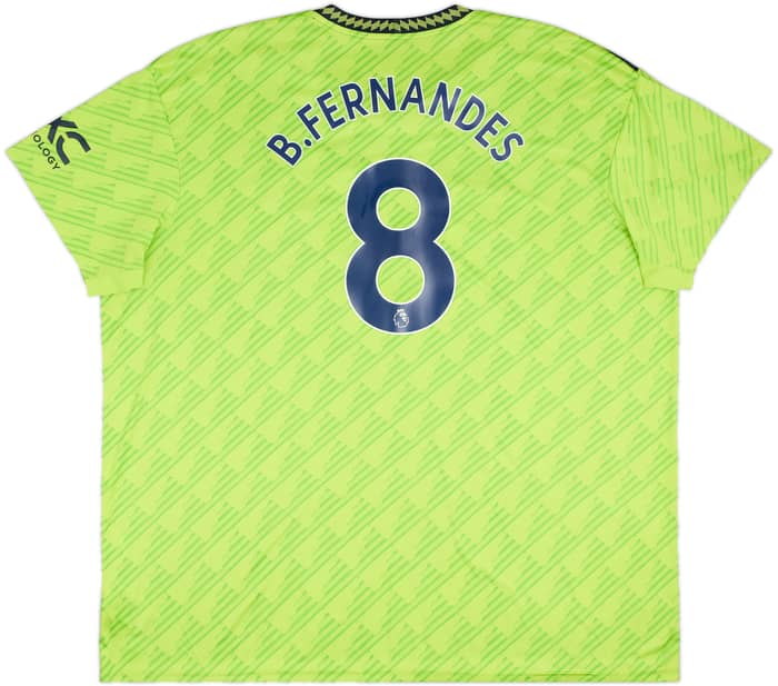 2022-23 Manchester United Third Shirt B.Fernandes #8 - 7/10 - (4XL)