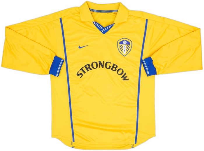 2000-02 Leeds United Away L/S Shirt Keane #7 - 8/10 - (L)