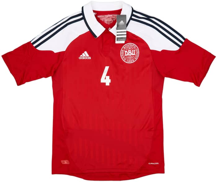 2012-13 Denmark Home Shirt Agger #4 (S)