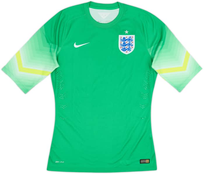 Camiseta auténtica de portero de England 2014-15 - 8/10 - (M)