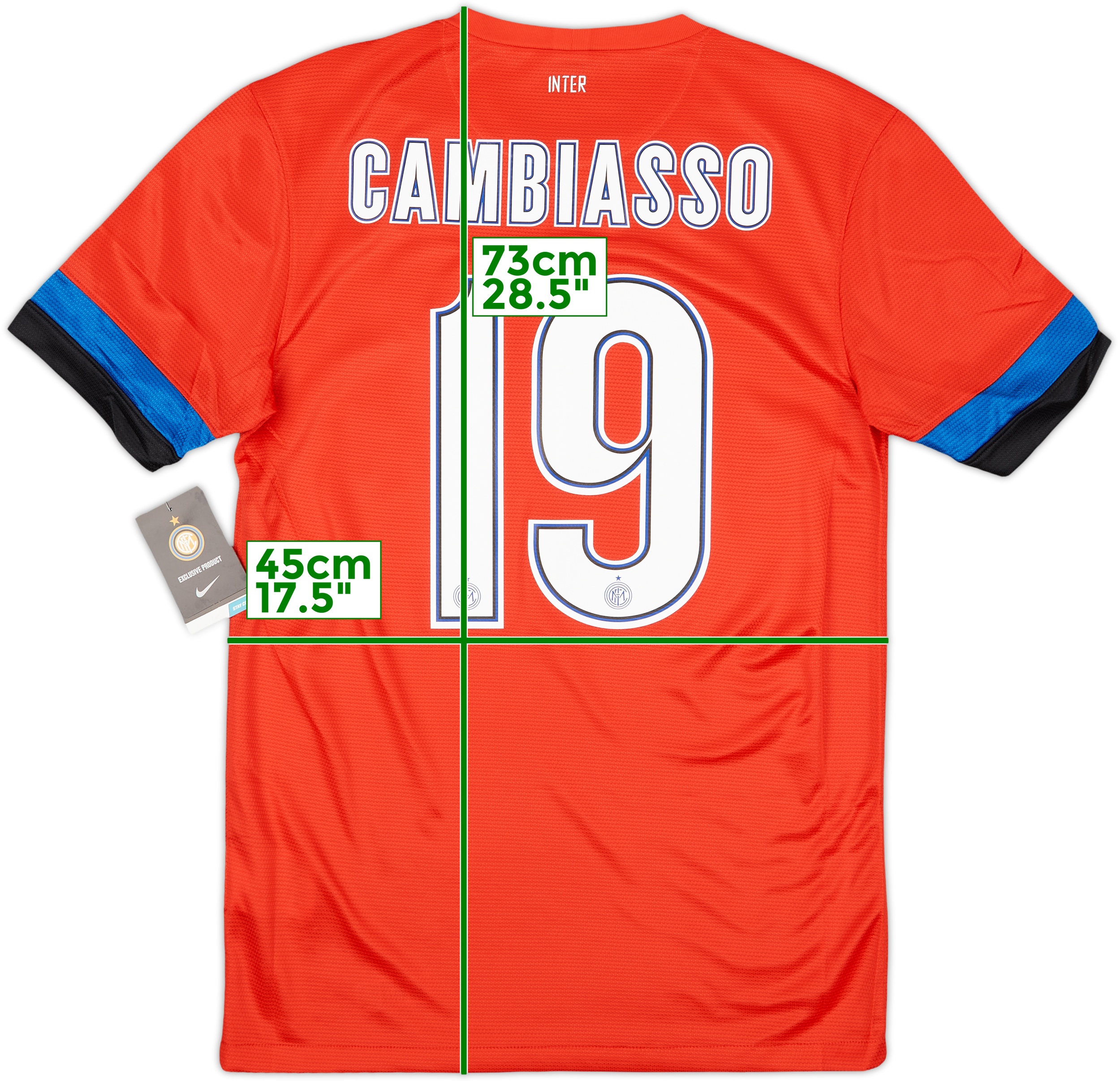 2012-13 Inter Milan Away Shirt Cambiasso #19 (S)