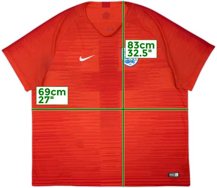 2018-19 England Away Shirt - 5/10 - (3XL)