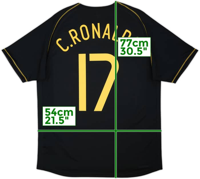 2006-07 Portugal Away Shirt C.Ronaldo #17 - 8/10 - (L)