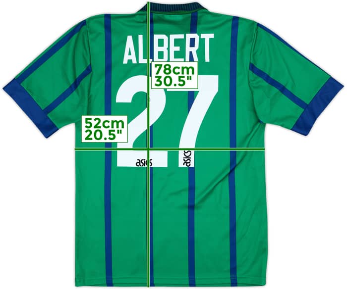 1994-95 Newcastle Third Shirt Albert #27 - 9/10 - (M)