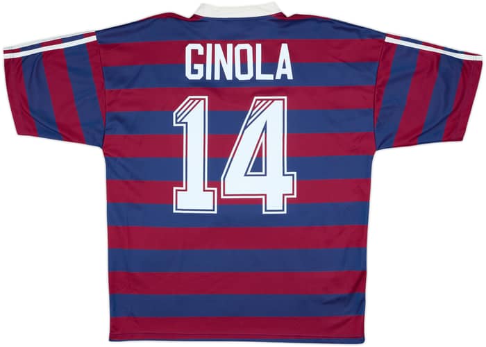 1995-96 Newcastle Away Shirt Ginola #14 - 7/10 - (L)