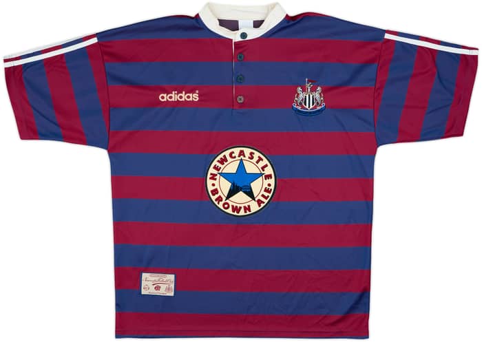 1995-96 Newcastle Away Shirt Ginola #14 - 7/10 - (L)