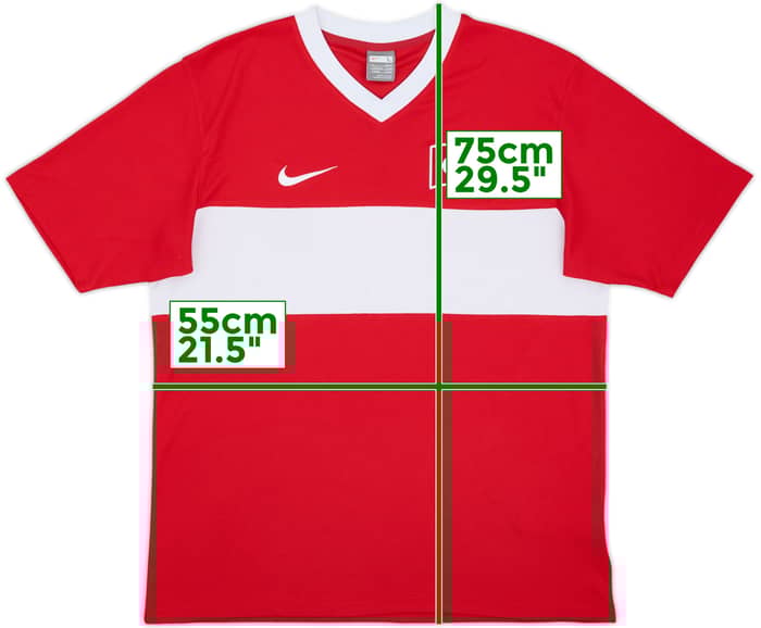 2008-10 Turkey Basic Home Shirt - 9/10 - (L)